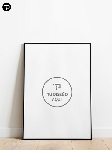 Póster enmarcado personalizable