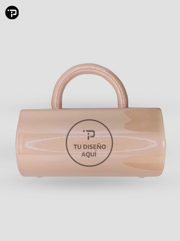 Mug grande tipo bolso personalizable