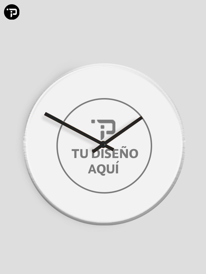 Reloj vidrio personalizado