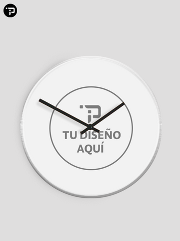 Reloj vidrio personalizado