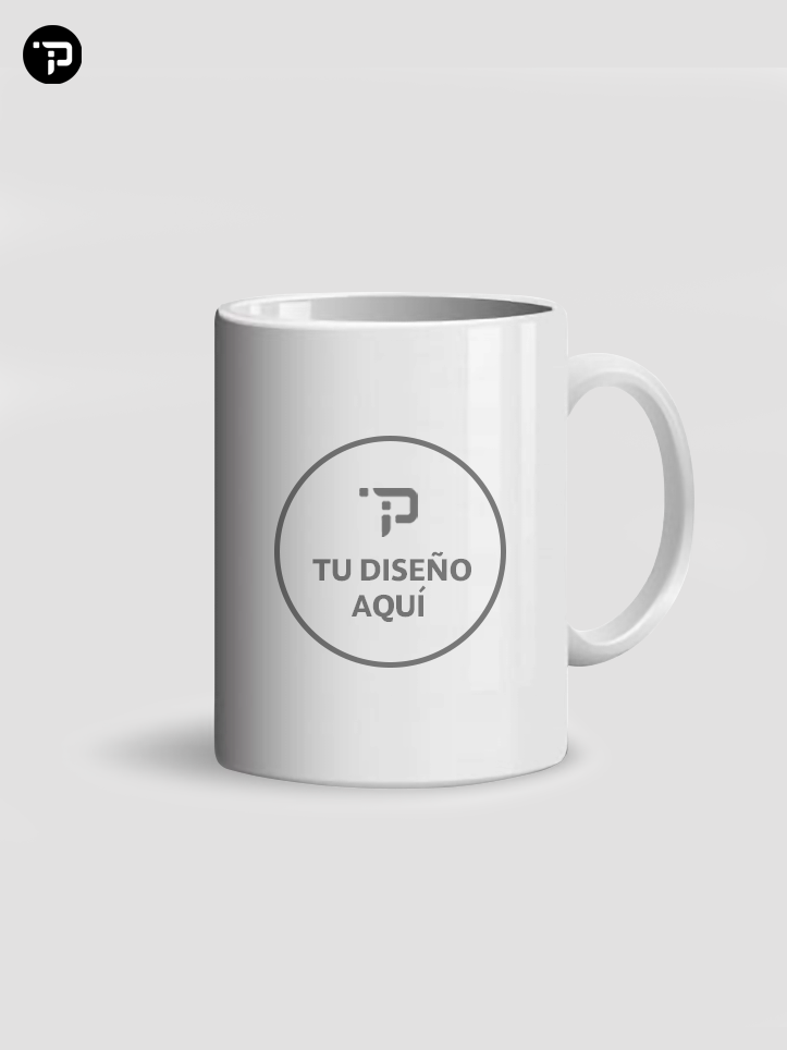 Taza mug personalizable de 11oz, color blanco, material cerámica, sublimado, Pixel Jar